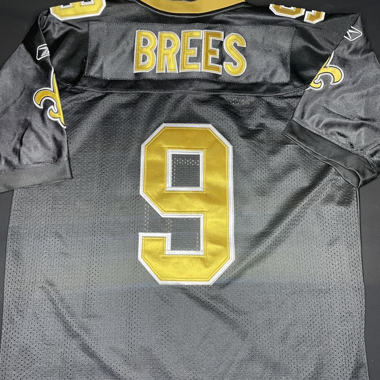 Reebok Drew Brees Jersey Boys XL Mens M New Orleans - Depop