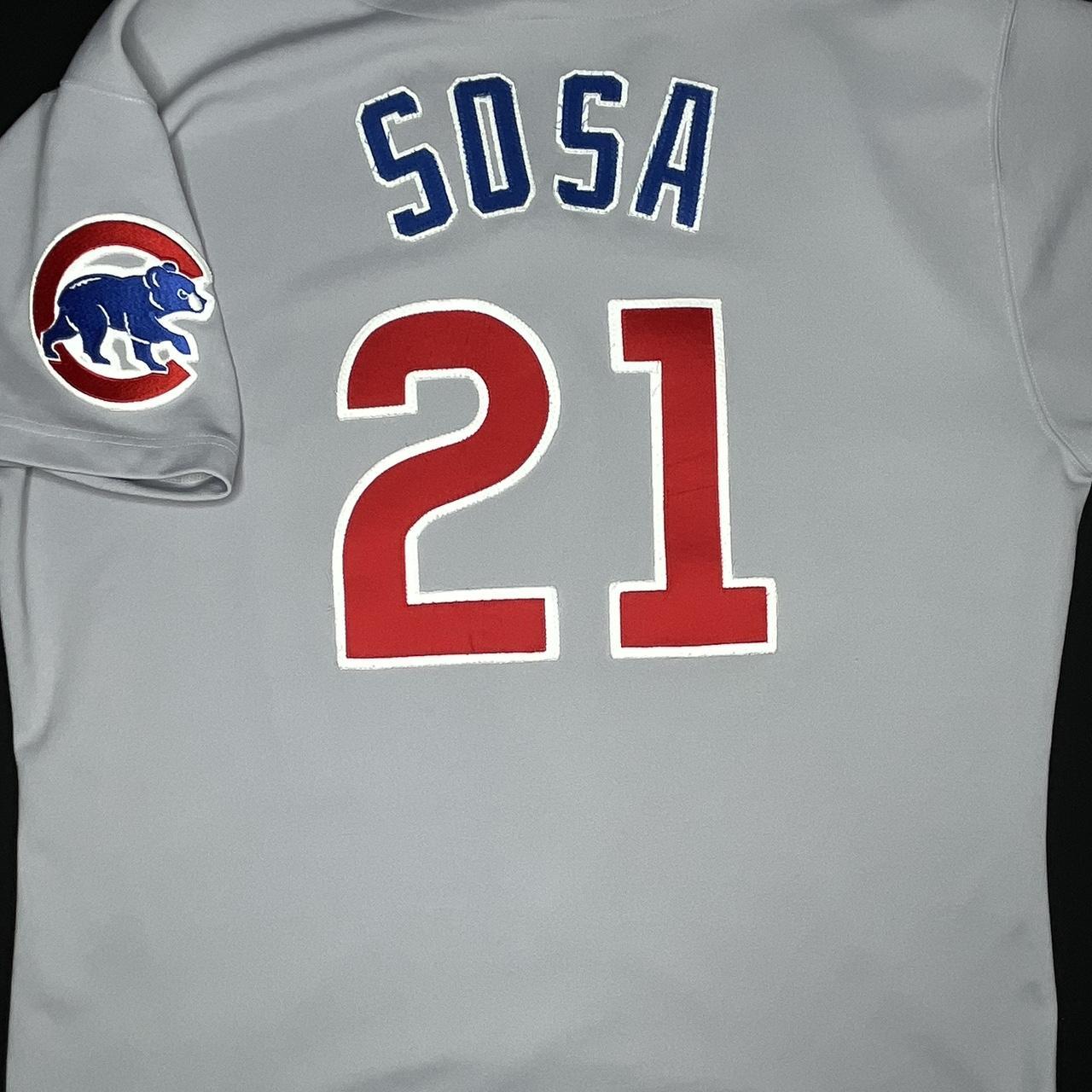 Authentic Sammy Sosa #21 Chicago Cubs Jersey - Russell Athletic