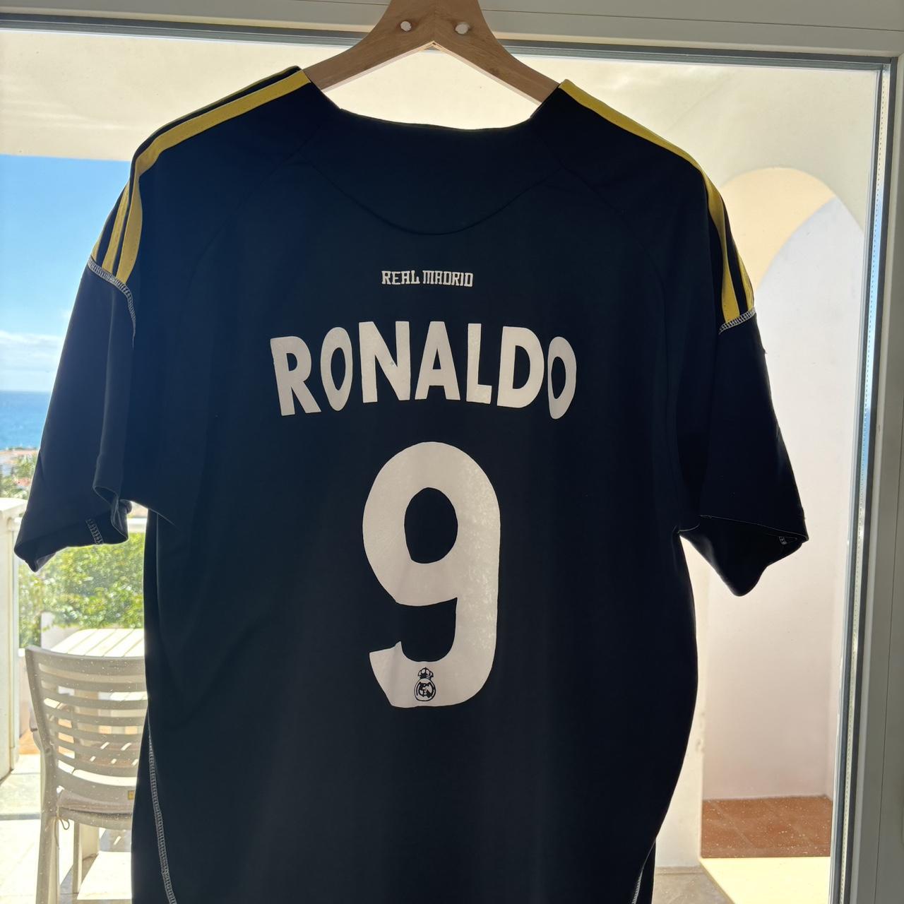 Real Madrid ロナウド R9アウェイシャツ 黒 adidas Adidas Real Madrid