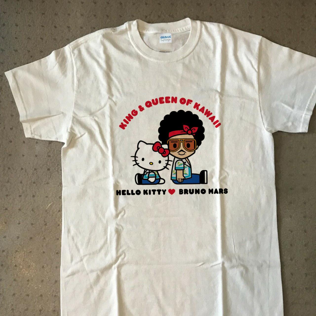 Bruno Mars X Hello Kitty Black Tee