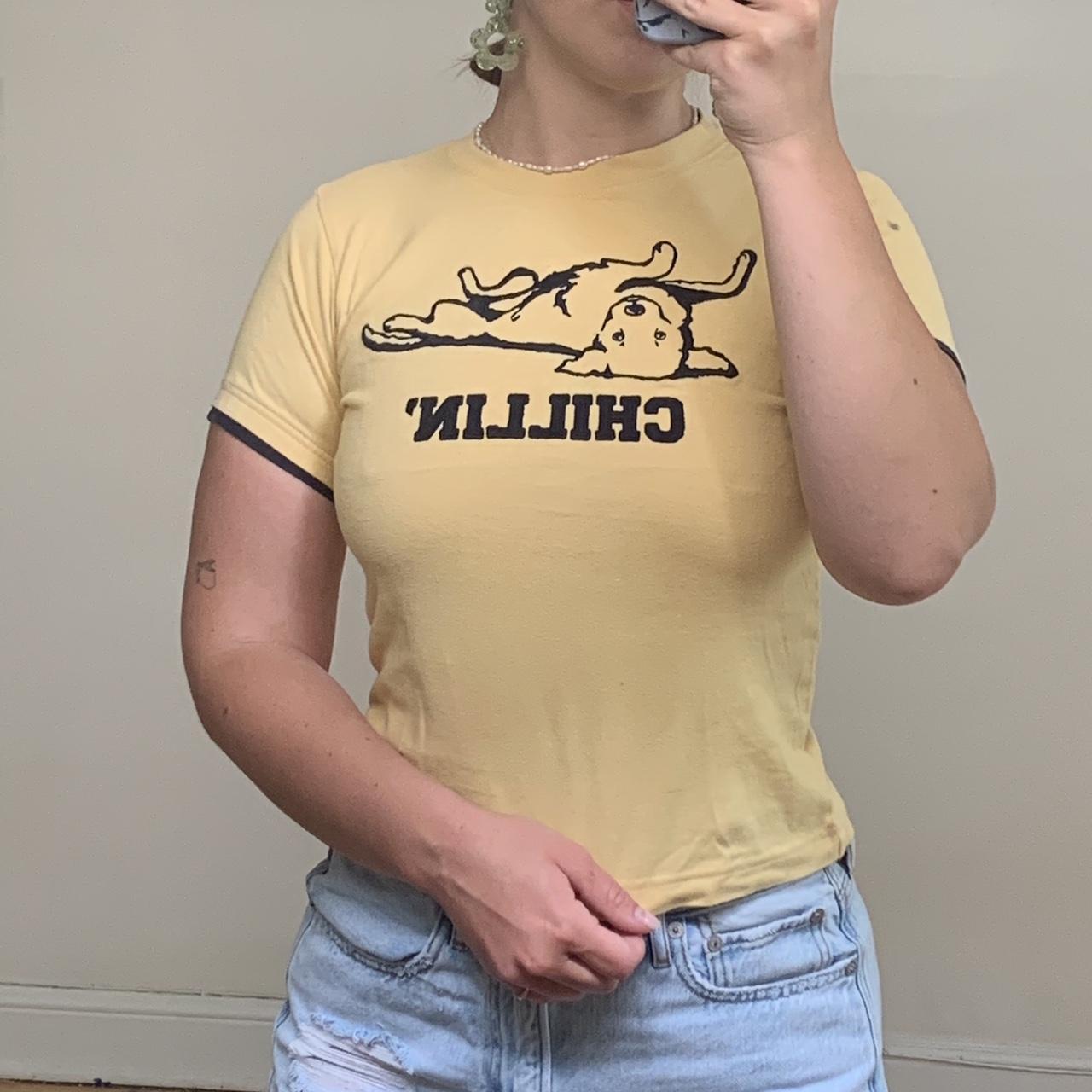 Gymboree Women's Yellow Crop-top (2)