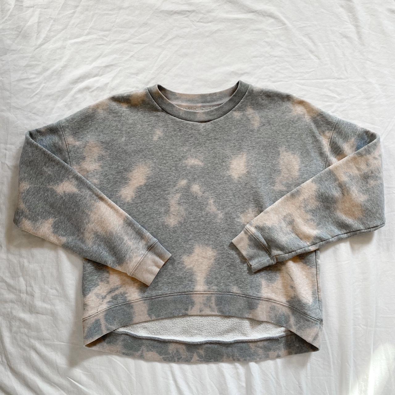 Aritzia Tna Bleach Dyed Crewneck size medium some Depop