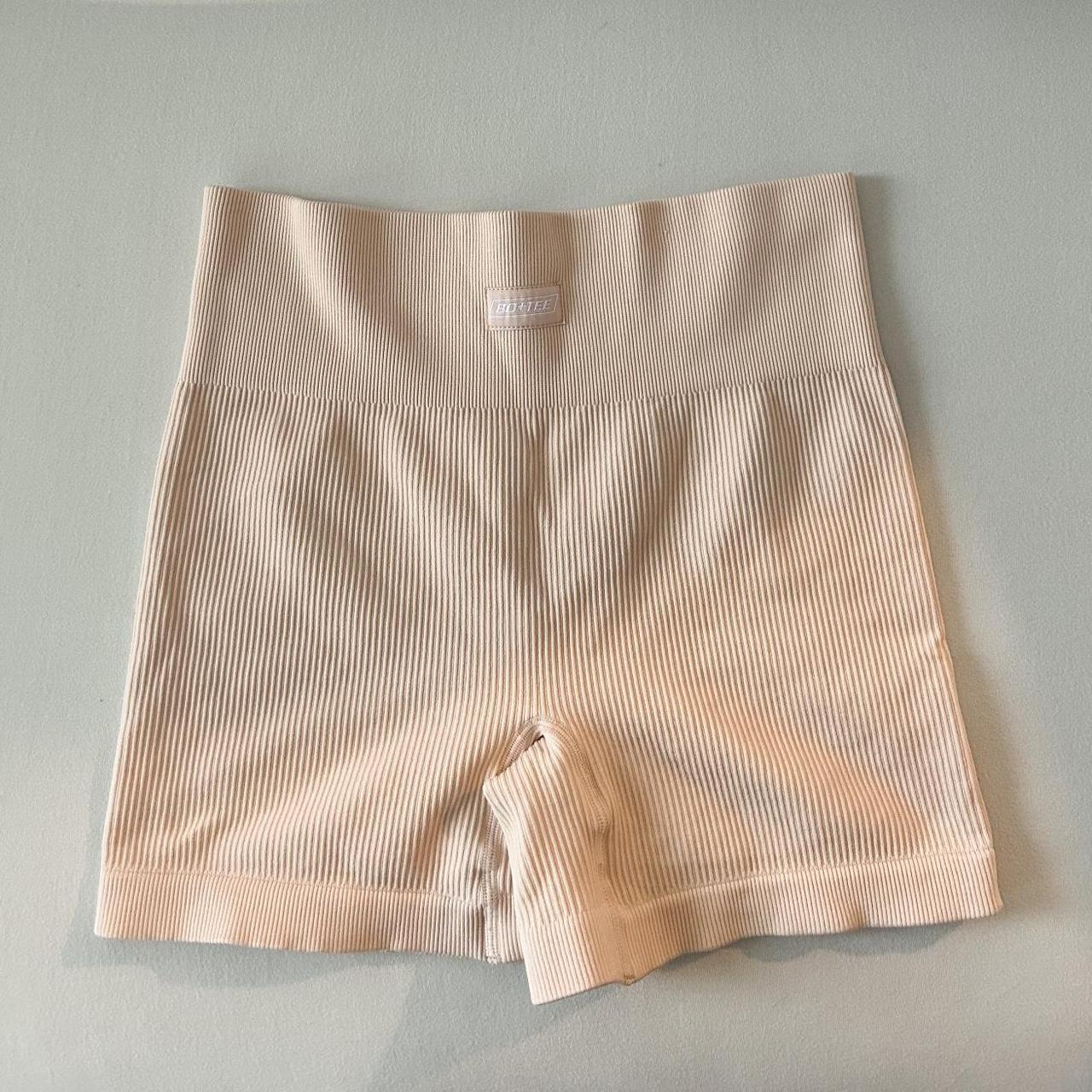 Bo + Tee hot pink mini workout shorts size M - Depop