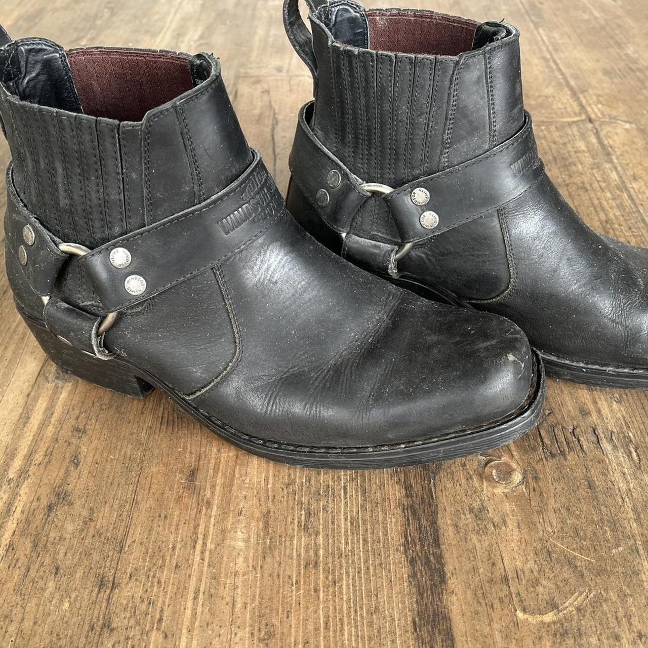 Windsor smith biker boots mens sale