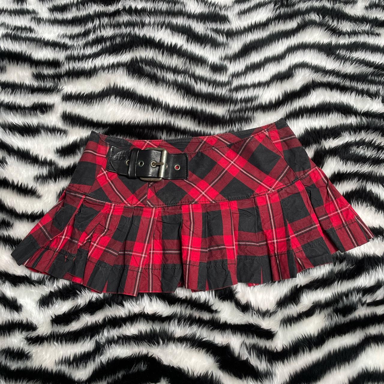 💛 Rare vintage y2k 90s Miss Sixty tartan mini skirt... - Depop