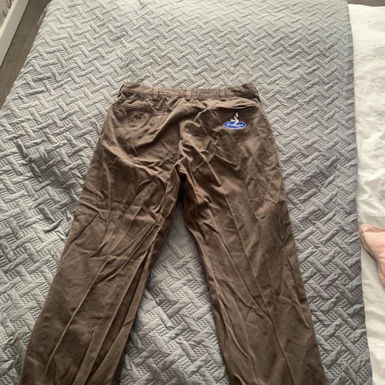 Supreme Chino Pants 100% cotton 34 waist Barely... - Depop