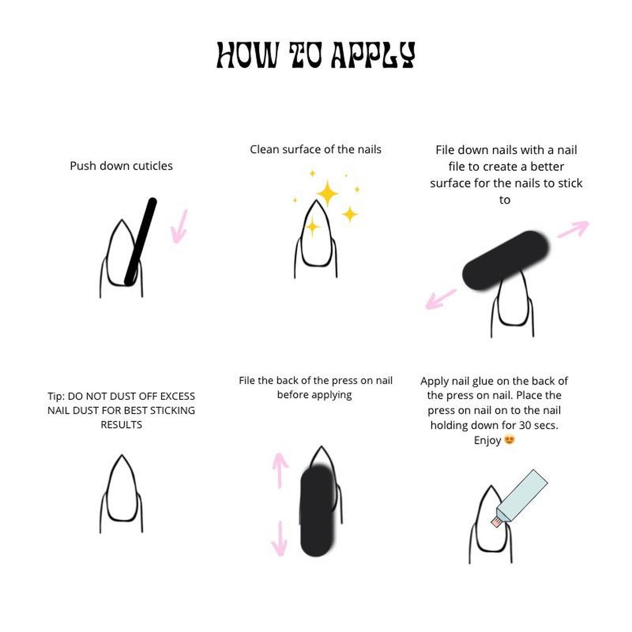 Baby Pink Press On Nails *Request glue if needed... - Depop