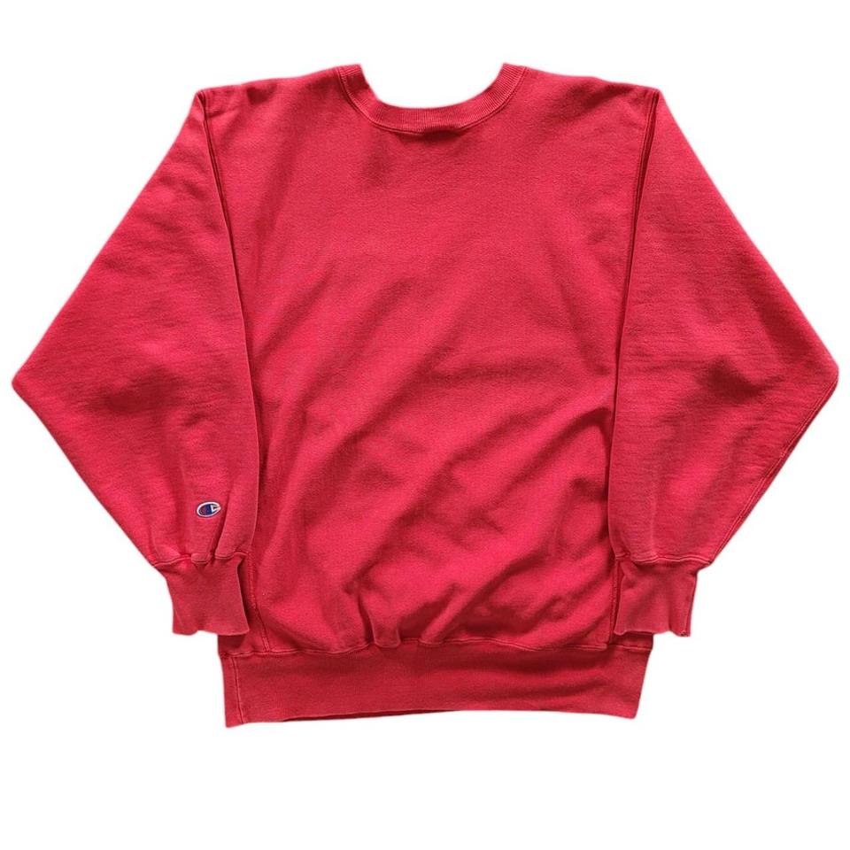 トップス 1990s Champion REVERSE WEAVE red Vintage 90s Champion USA Reverse Weave Heavyweight Red