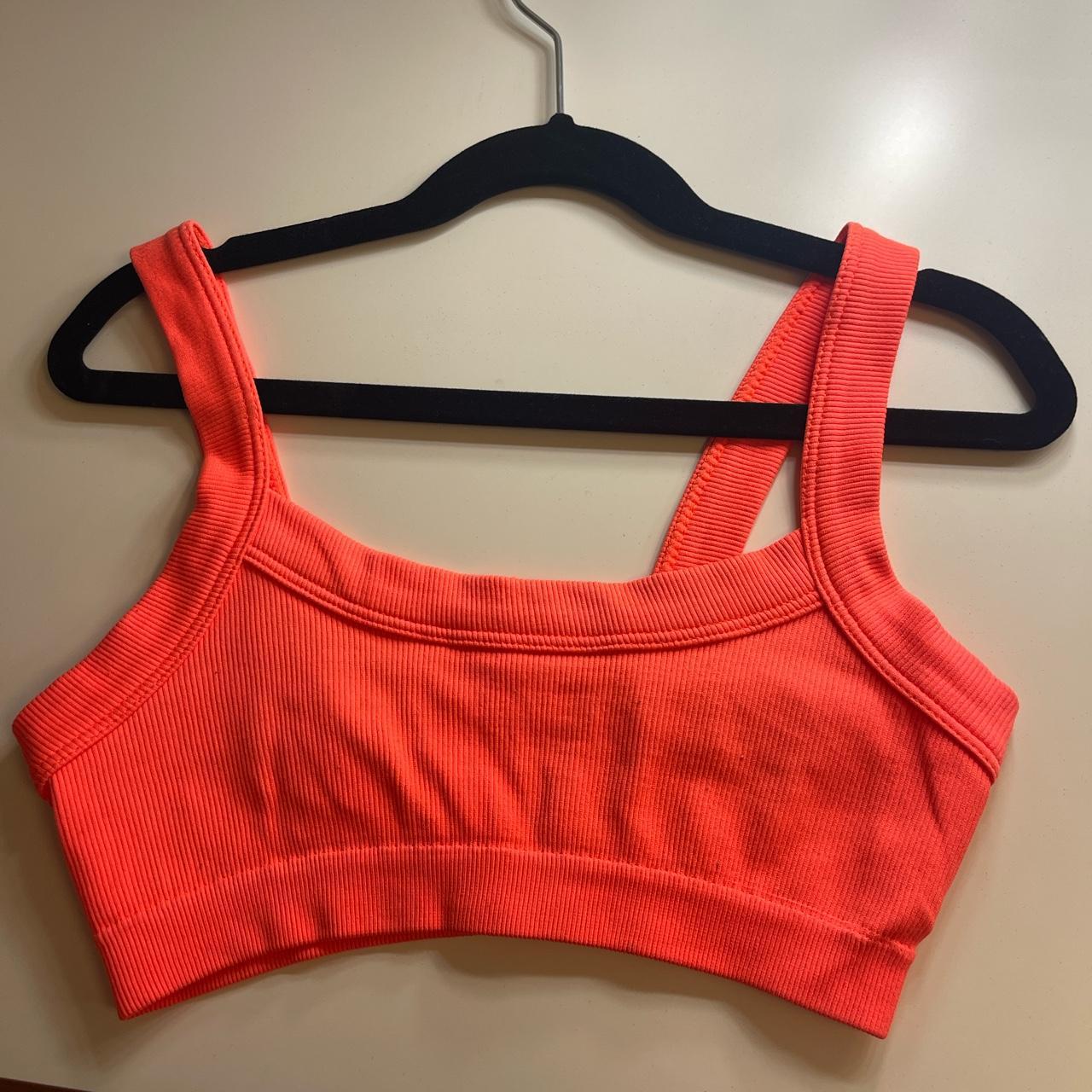 target bralette with cut out size small light orange - Depop