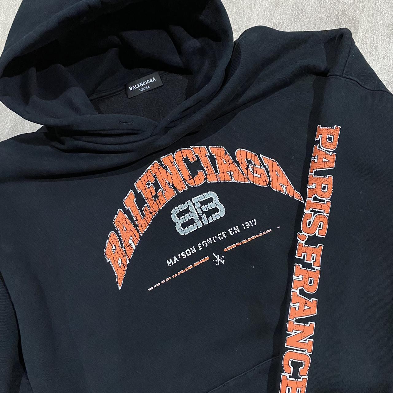 balenciaga orange hoodie