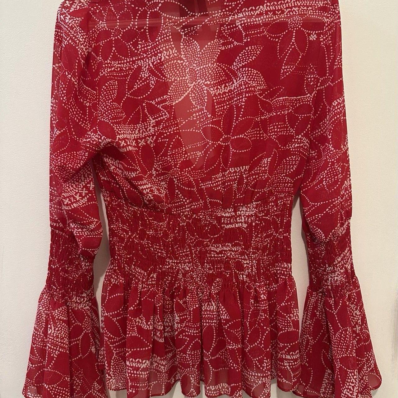 Source Unknown Women's Blouse - Red - 8 – Add a b… - image 3
