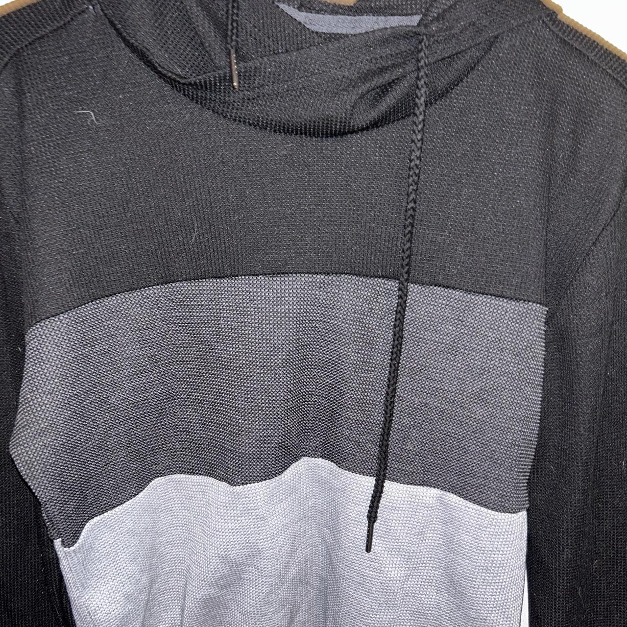 Men's Black and Grey Hoodie | Depop