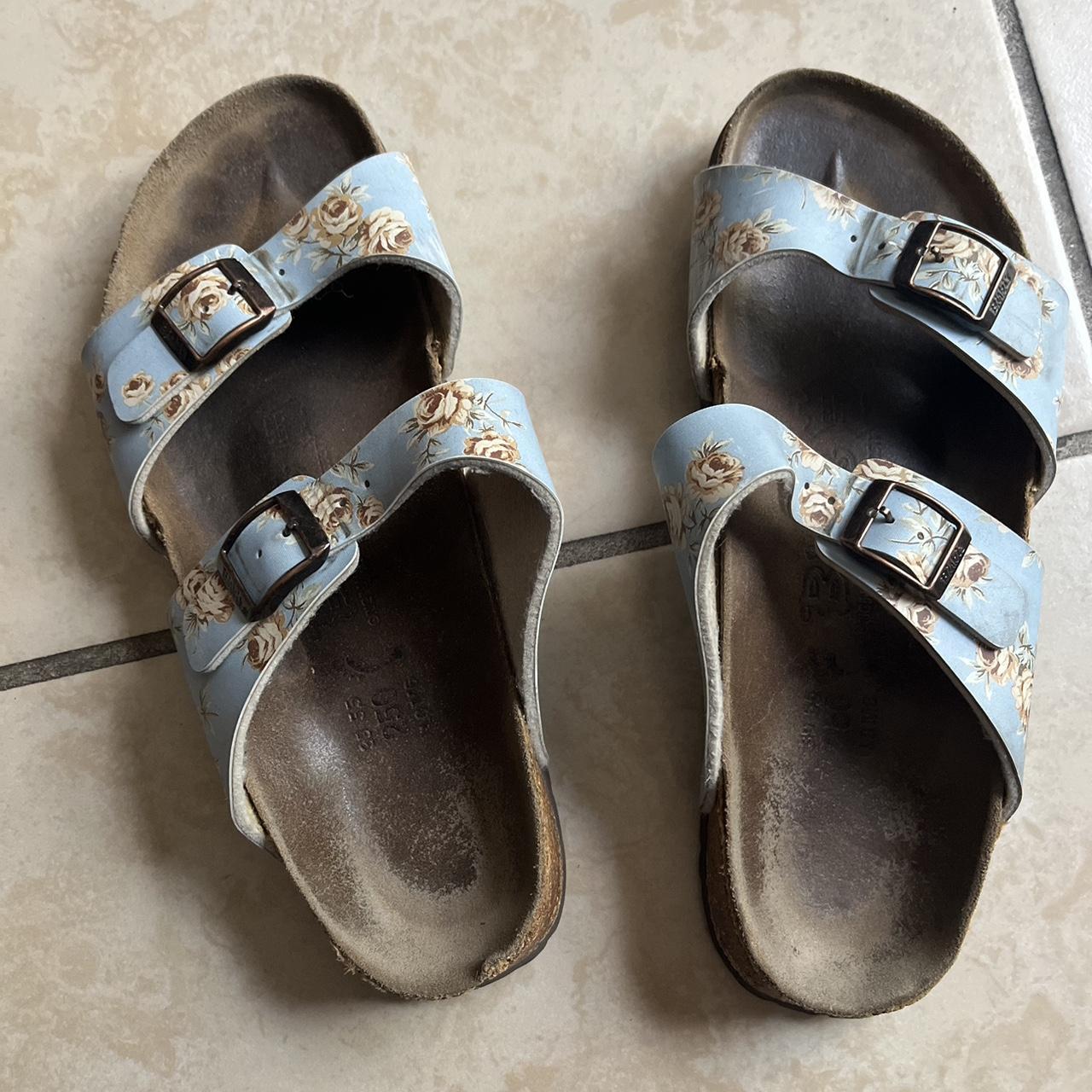 Birkis Sandals (Birkenstocks other line) Size Depop