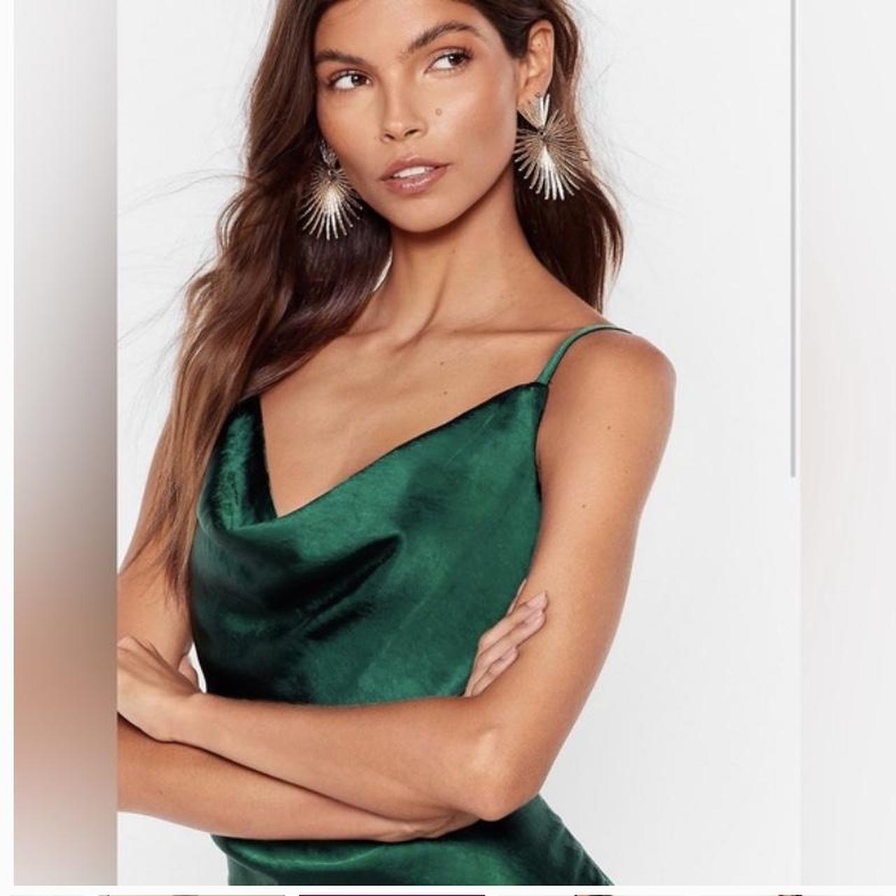 Nasty gal green dress hotsell