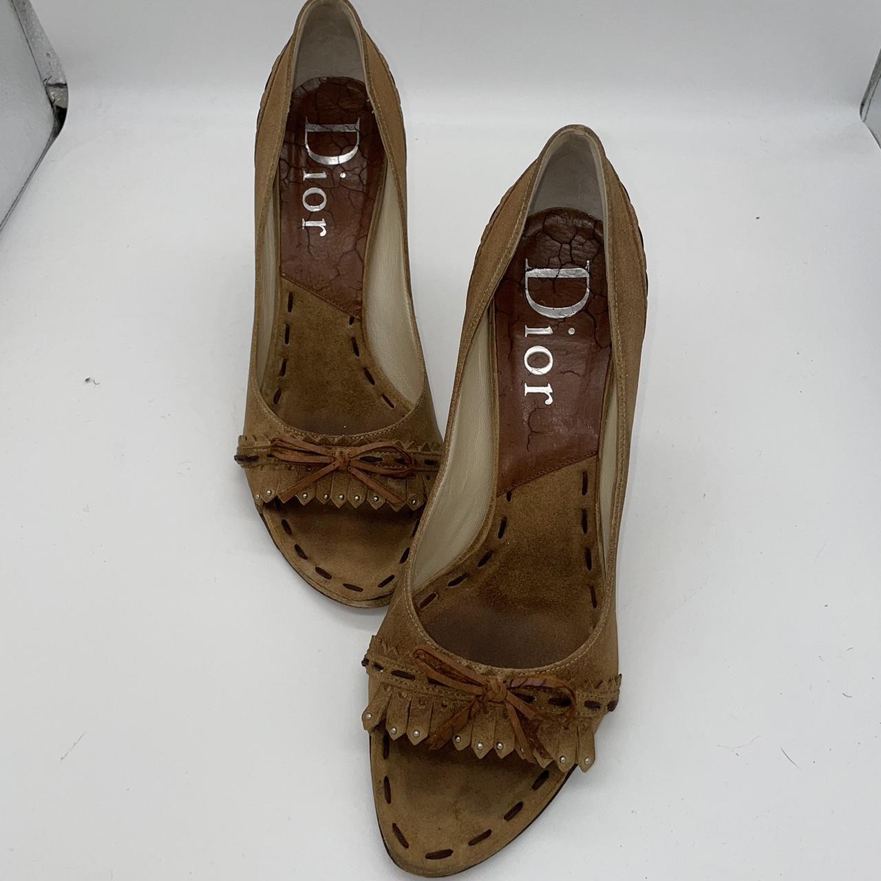 Dior lock + key mules in a gorgeous floral print | Depop