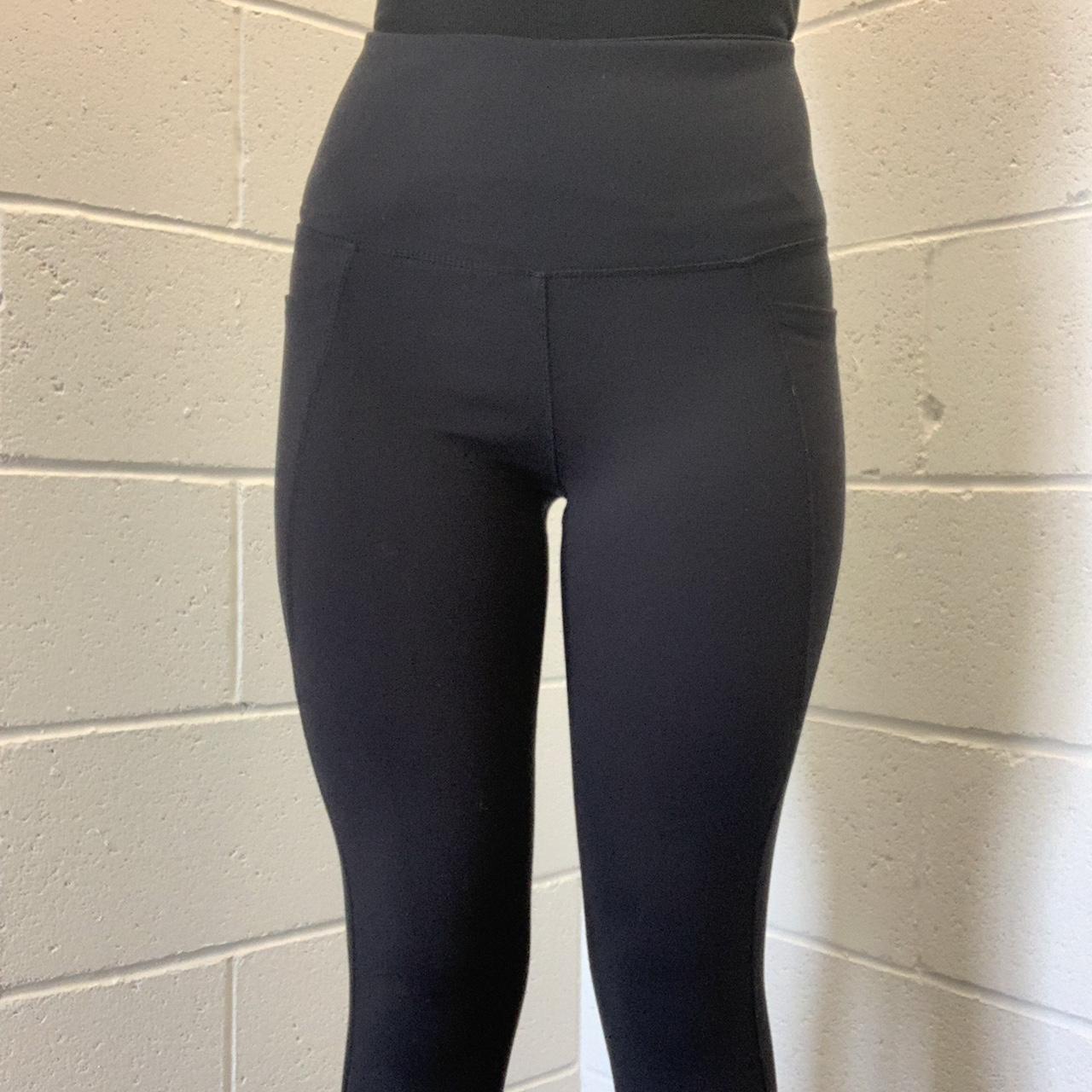 small fitted danskin leggings, with a drawstring - Depop