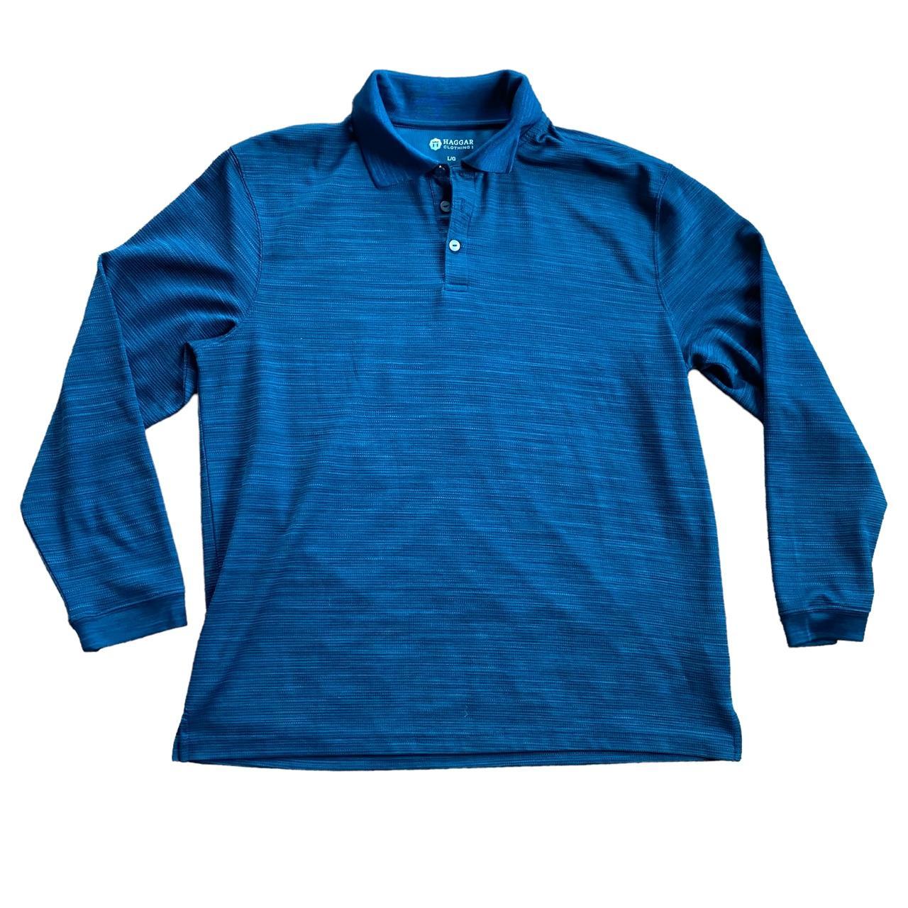 Haggar Men's Blue Polo-shirts