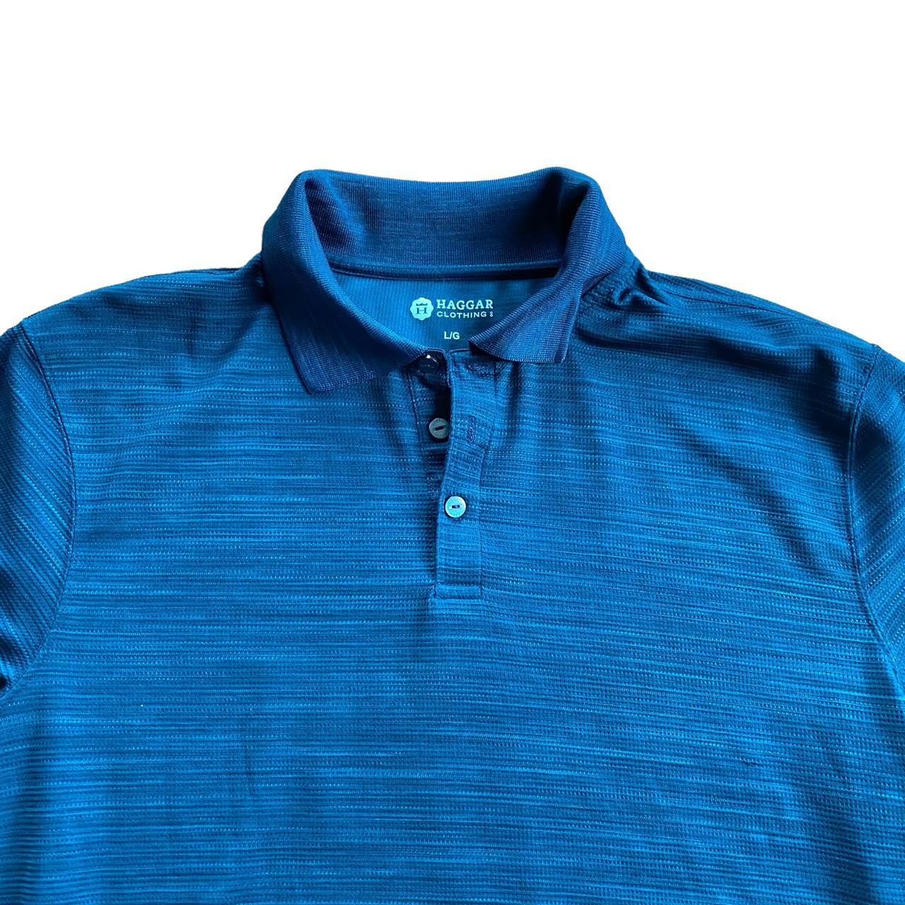 Haggar Men's Blue Polo-shirts (3)