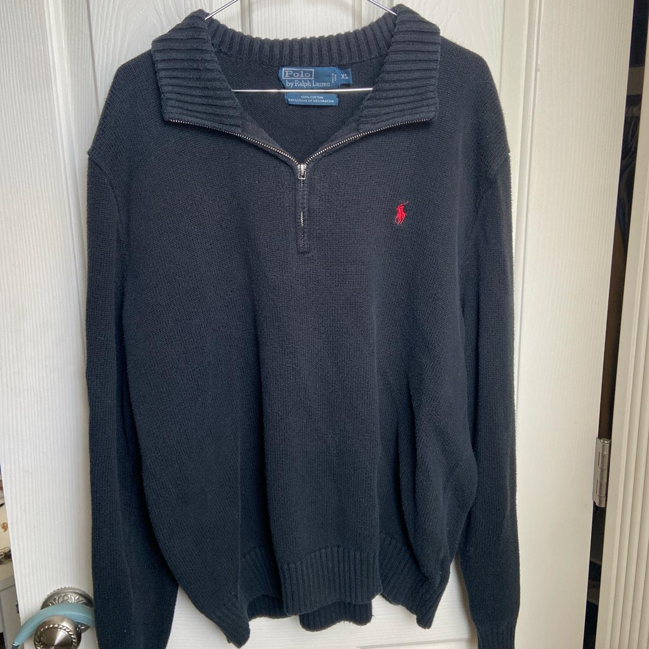 Polo Ralph Lauren Men's Black Jumper | Depop