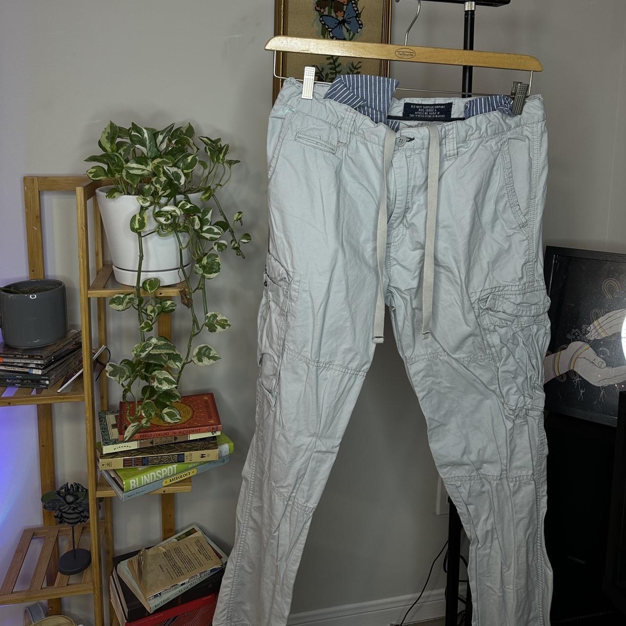 Old Navy Men's White Trousers