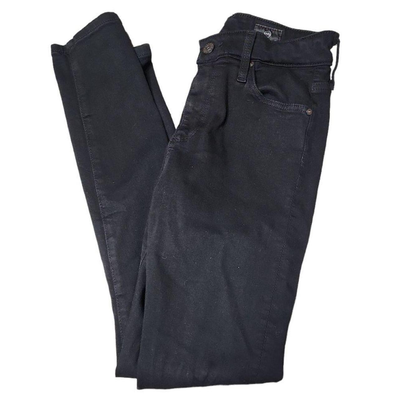 AG Jeans Women's Black Jeans Depop