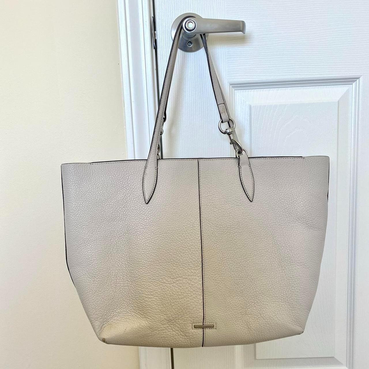 Rebecca Minkoff Sherry Leather Tote Putty Taupe. Depop