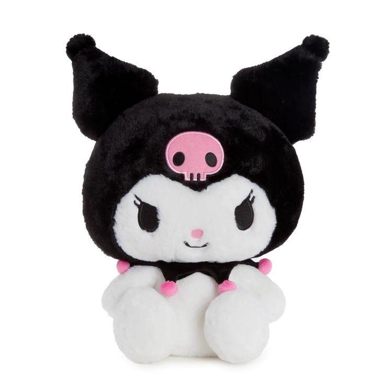 Sanrio Kuromi plush backpack gothic lolita - Depop