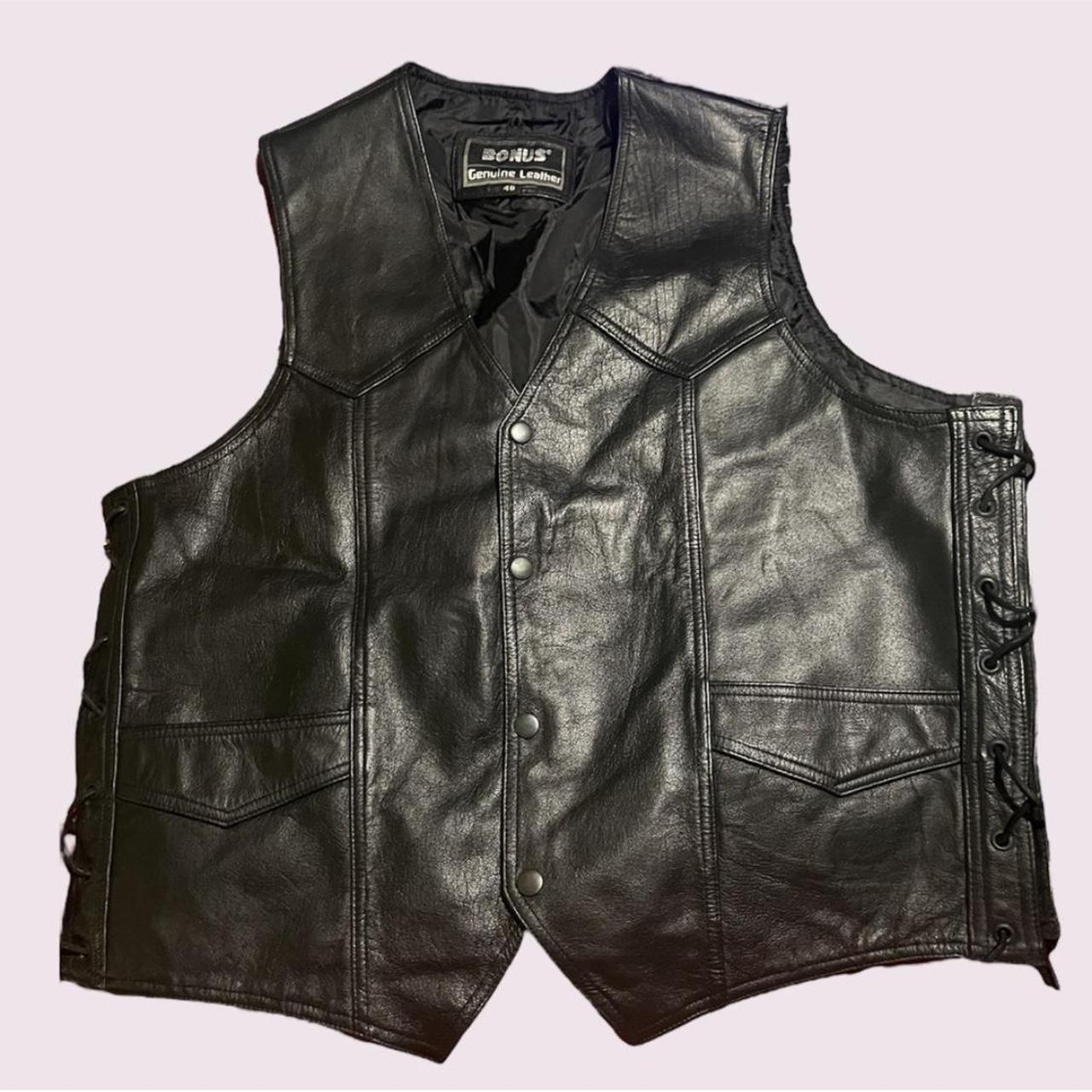 Bonus genuine hot sale leather jacket