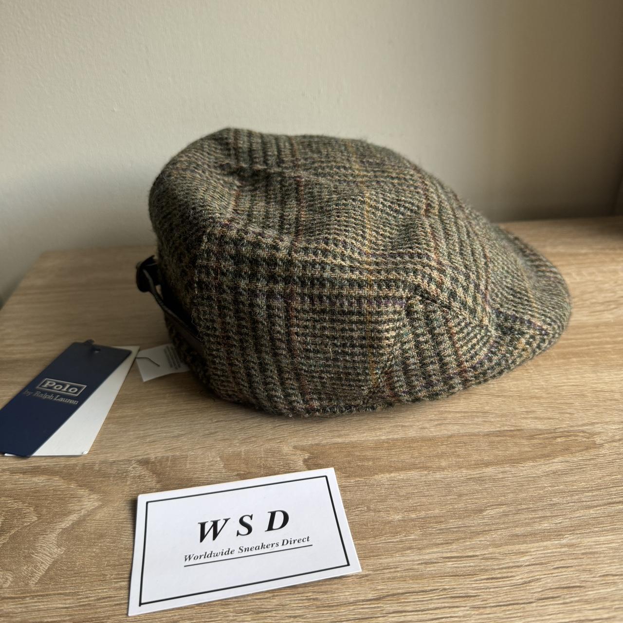 POLO RALPH LAUREN TWEED DRIVERS FLAT CAP SIZE