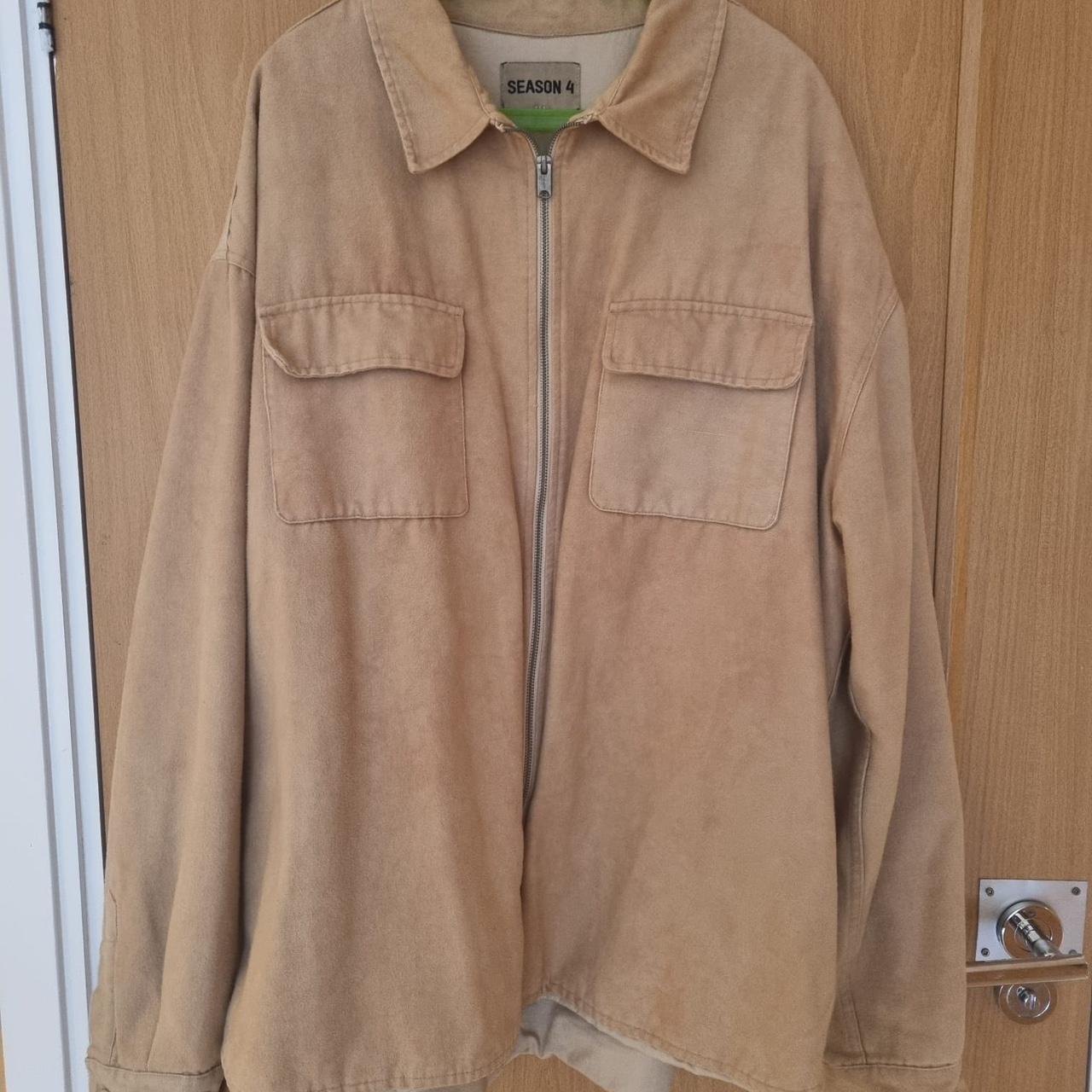 Yeezy season 3, shearling jacket. Size L Worn | Depop