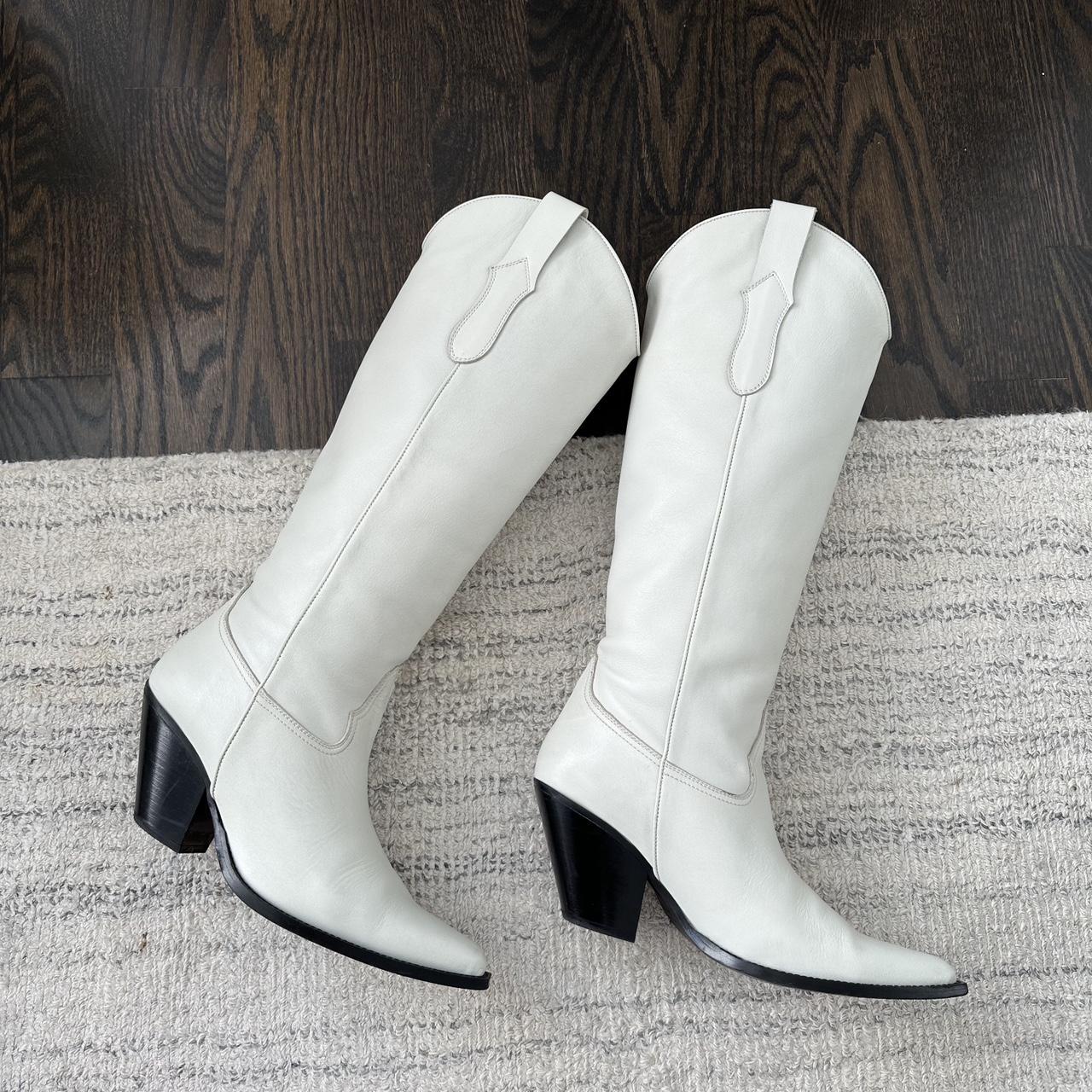 Celine white boot online