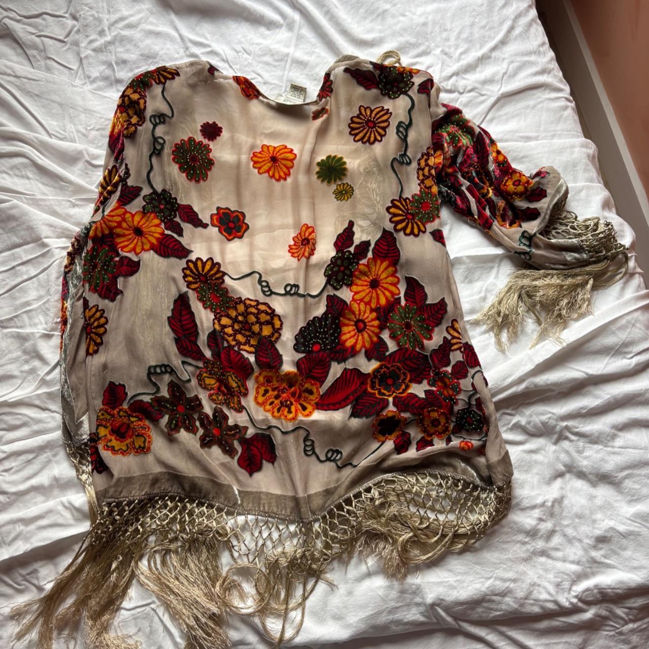 Source Unknown Women's Top - Multi/Brown - One si… - image 1