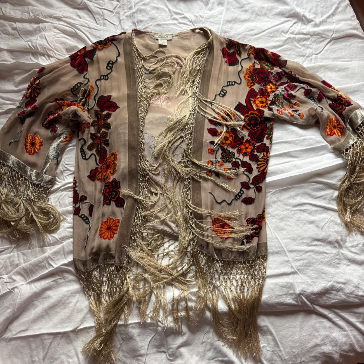 Source Unknown Women's Top - Multi/Brown - One si… - image 2