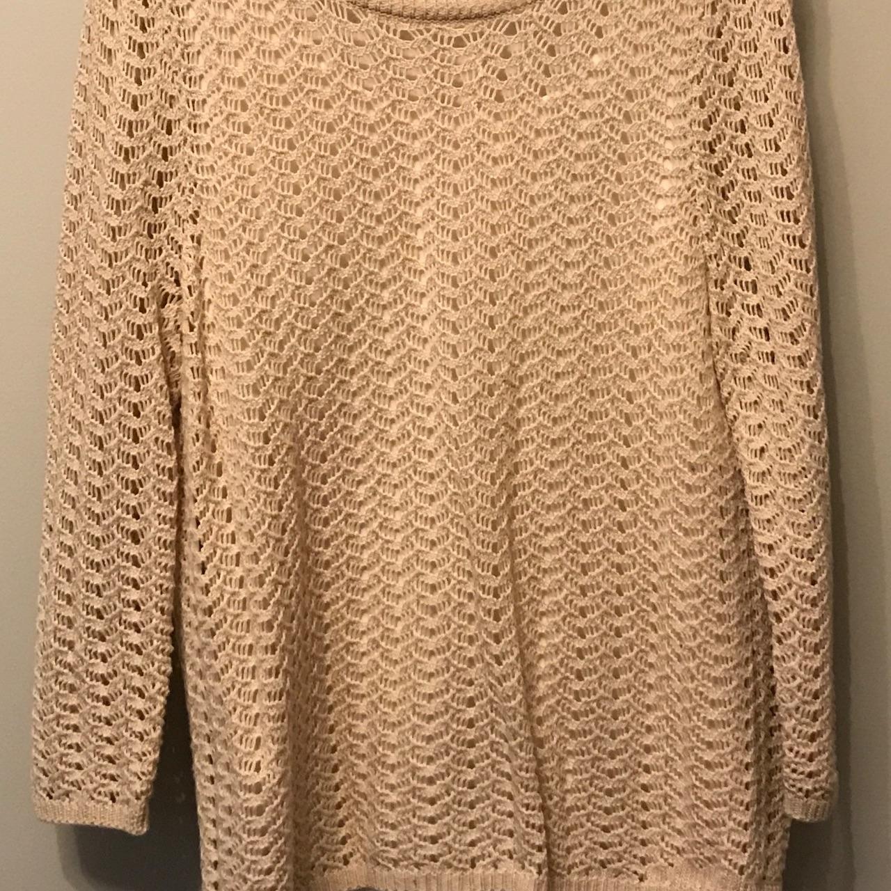 Source Unknown Women's Top - Tan/Cream - L – Stay… - image 2