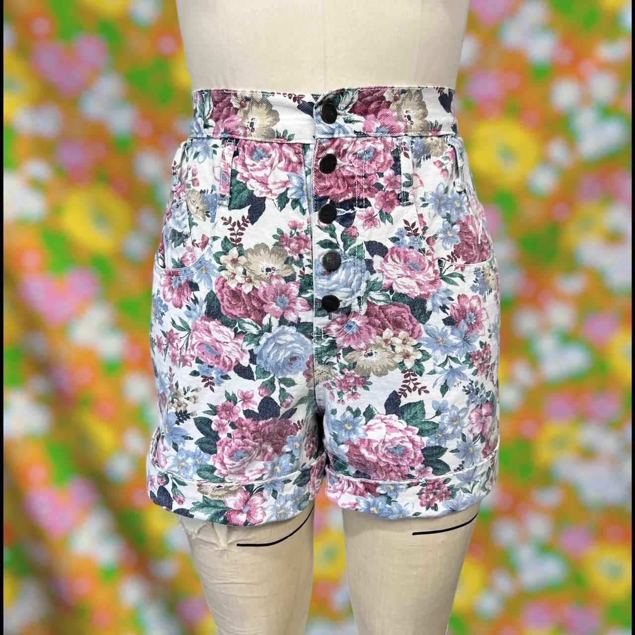 Women's Floral Shorts, Cotton & Denim Floral Shorts