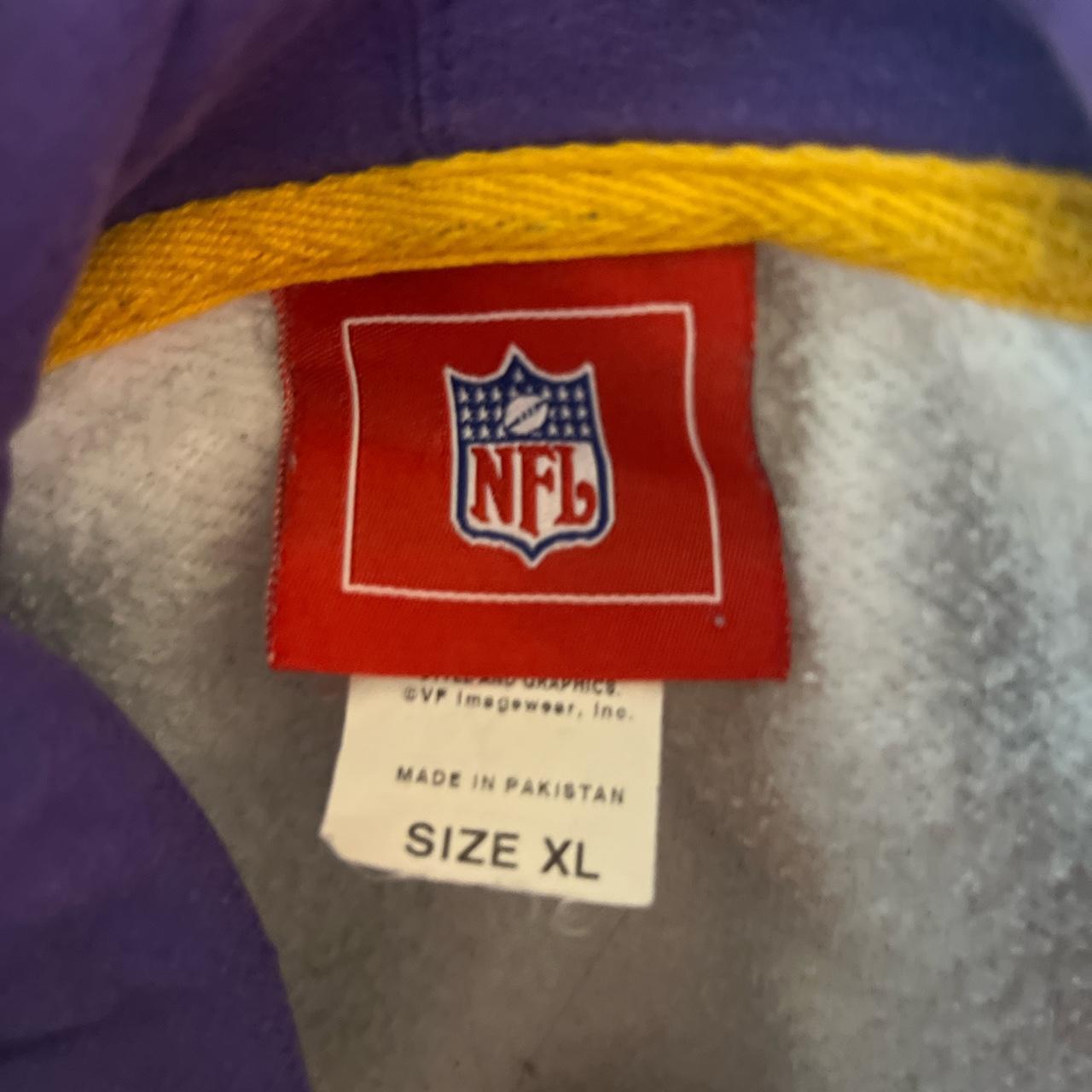 Purple Minnesota Vikings spellout hoodie! This is so - Depop