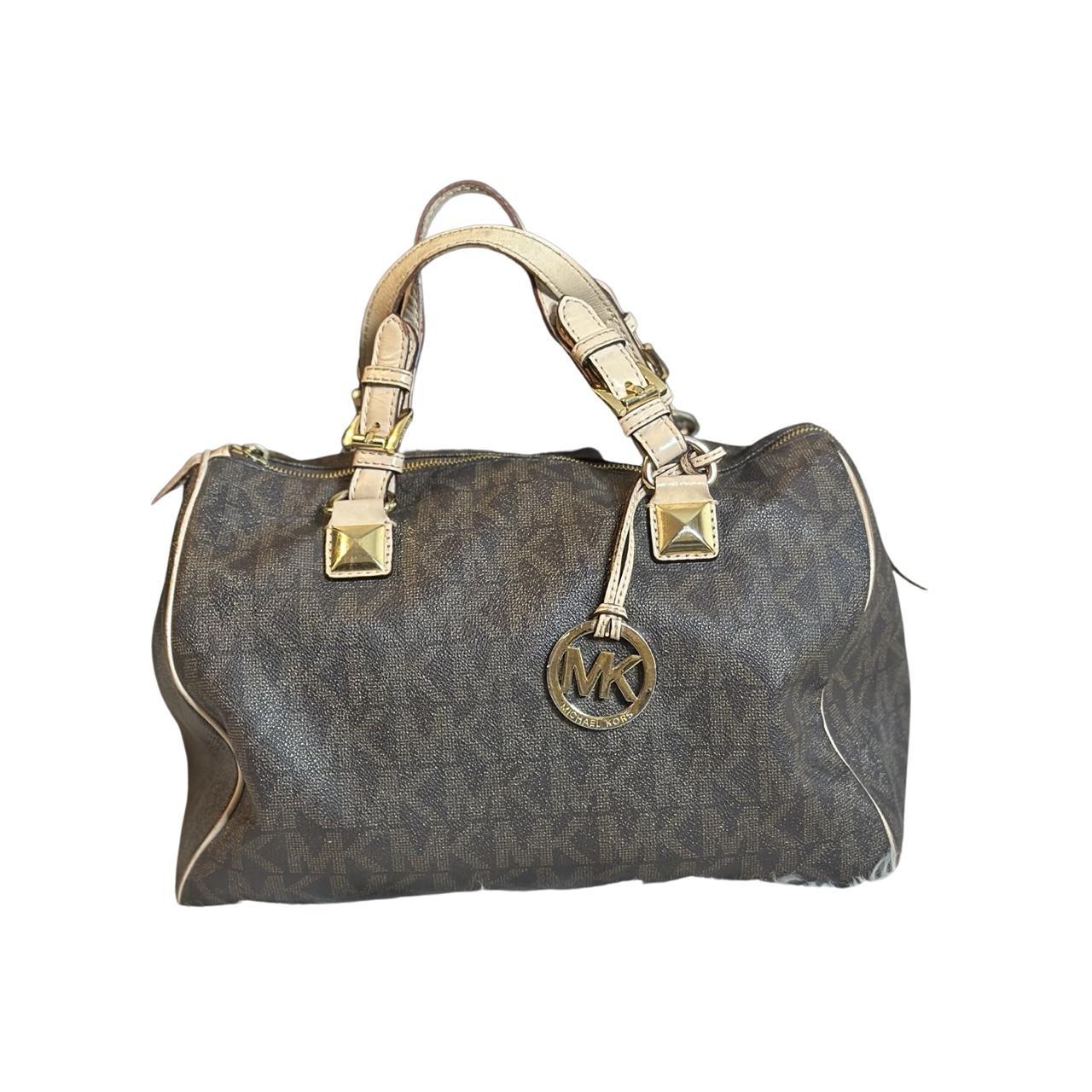 Michael kors grayson discount large satchel monogram