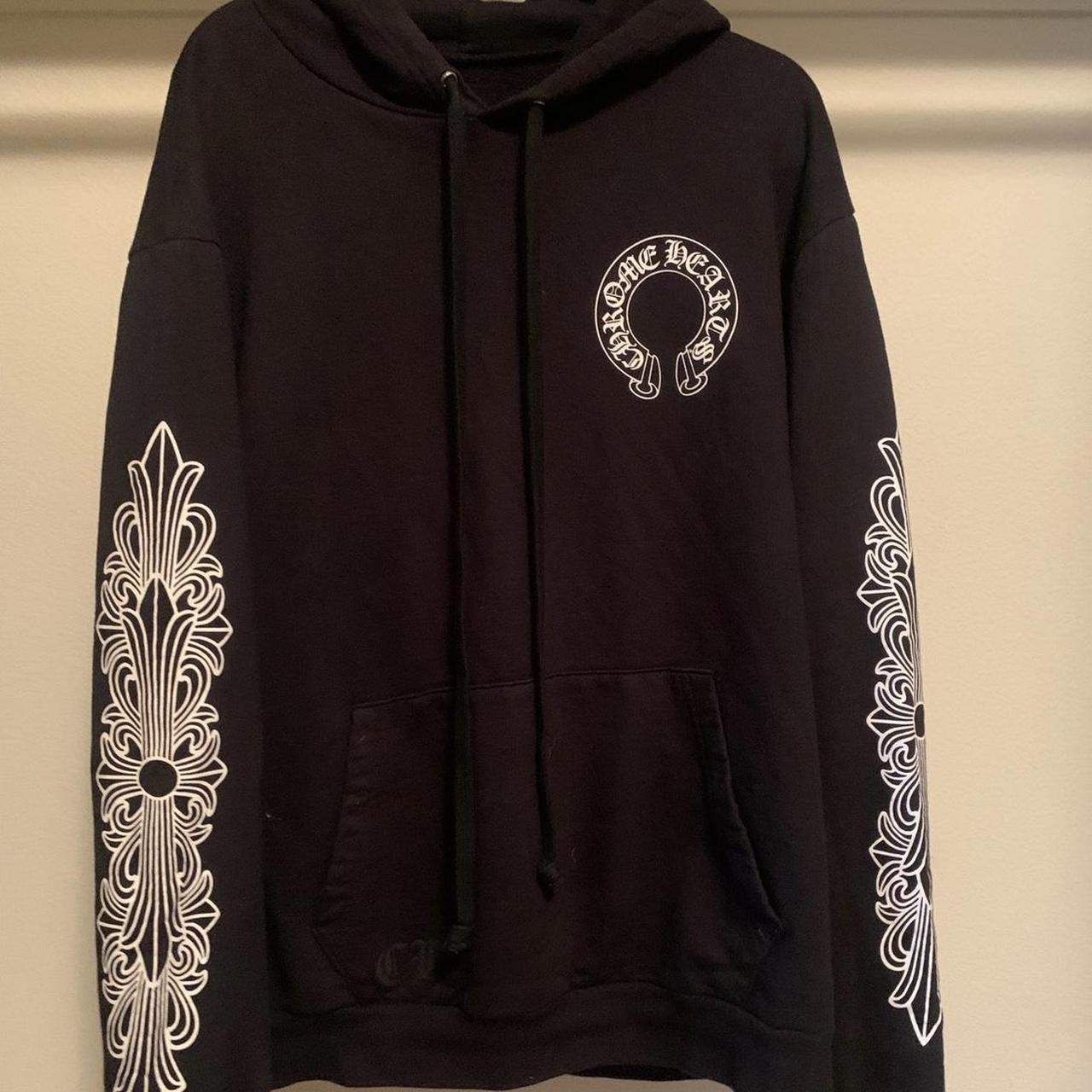 Chrome Hearts Horseshoe Pullover Hoodie Pullover... - Depop
