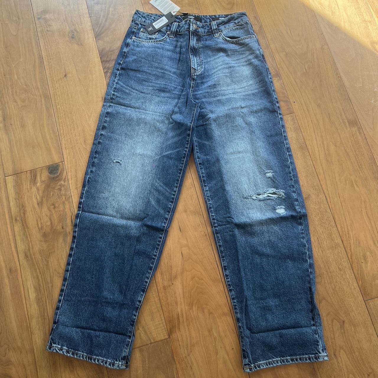 Jaded London Slim Stretch bootcut jeans in pink wash | Depop