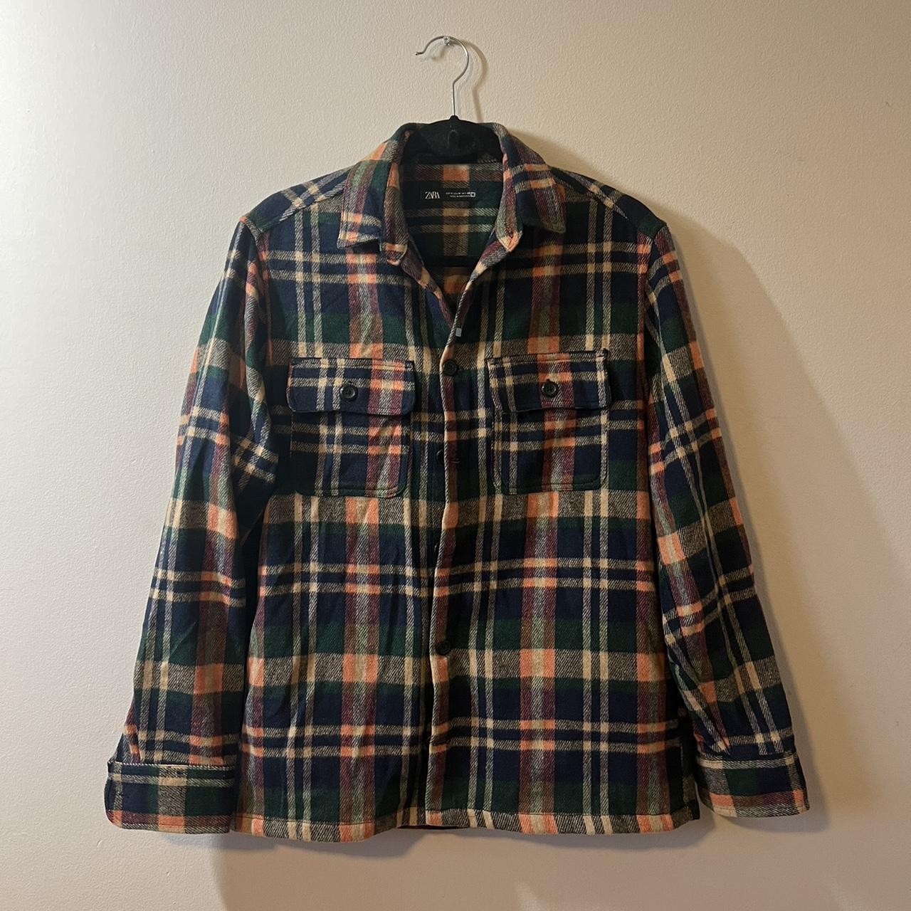 Zara plaid jacket - Depop