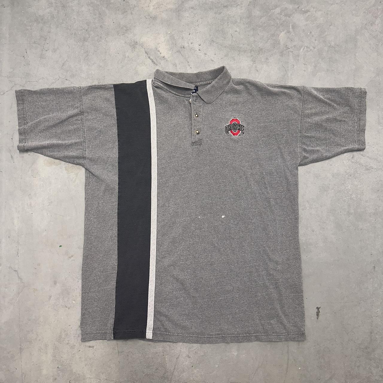 Y2K Ohio State Polo Shirt | sz:XXL | flaw shown... - Depop