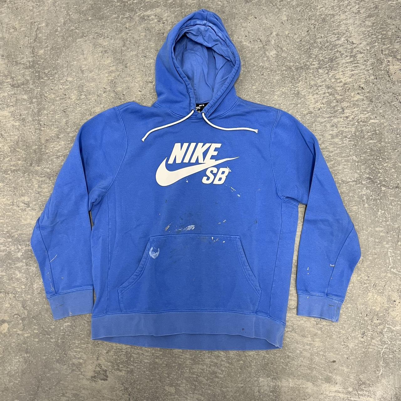 distressed nike sweatshirt