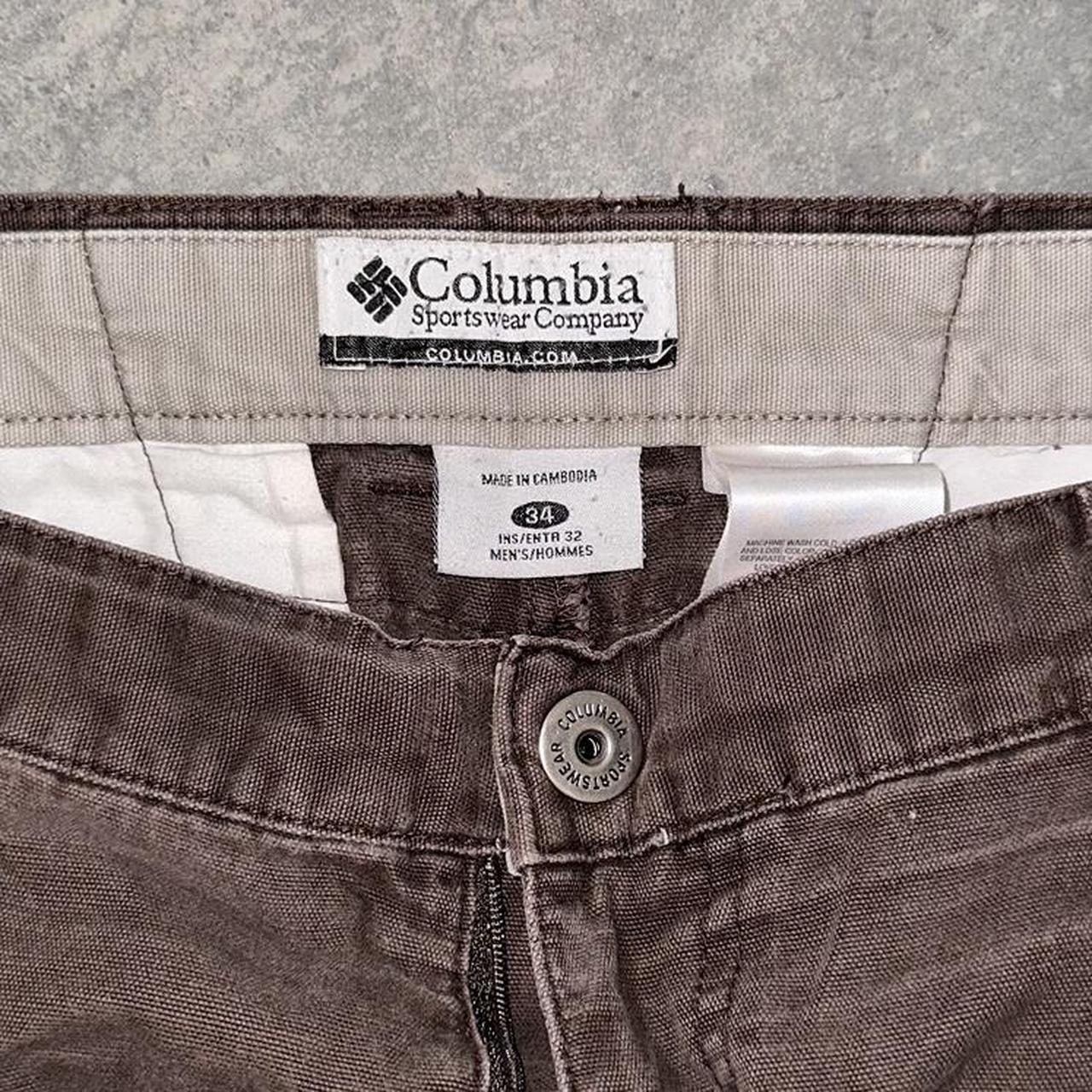 Columbia Sportswear Men's Brown and Black Trousers | Depop