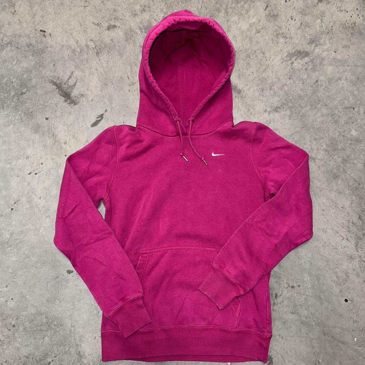 Vintage Y2K Pink Nike hoodie | sz: small | good... - Depop