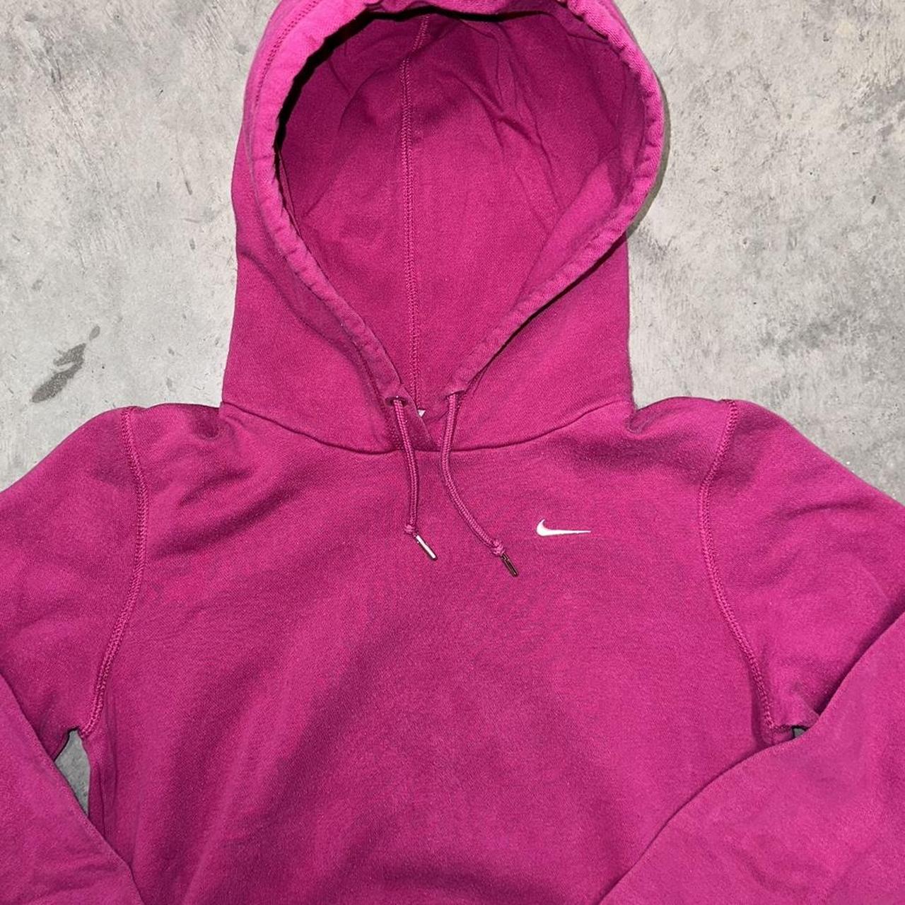 Vintage Y2K Pink Nike hoodie | sz: small | good... - Depop