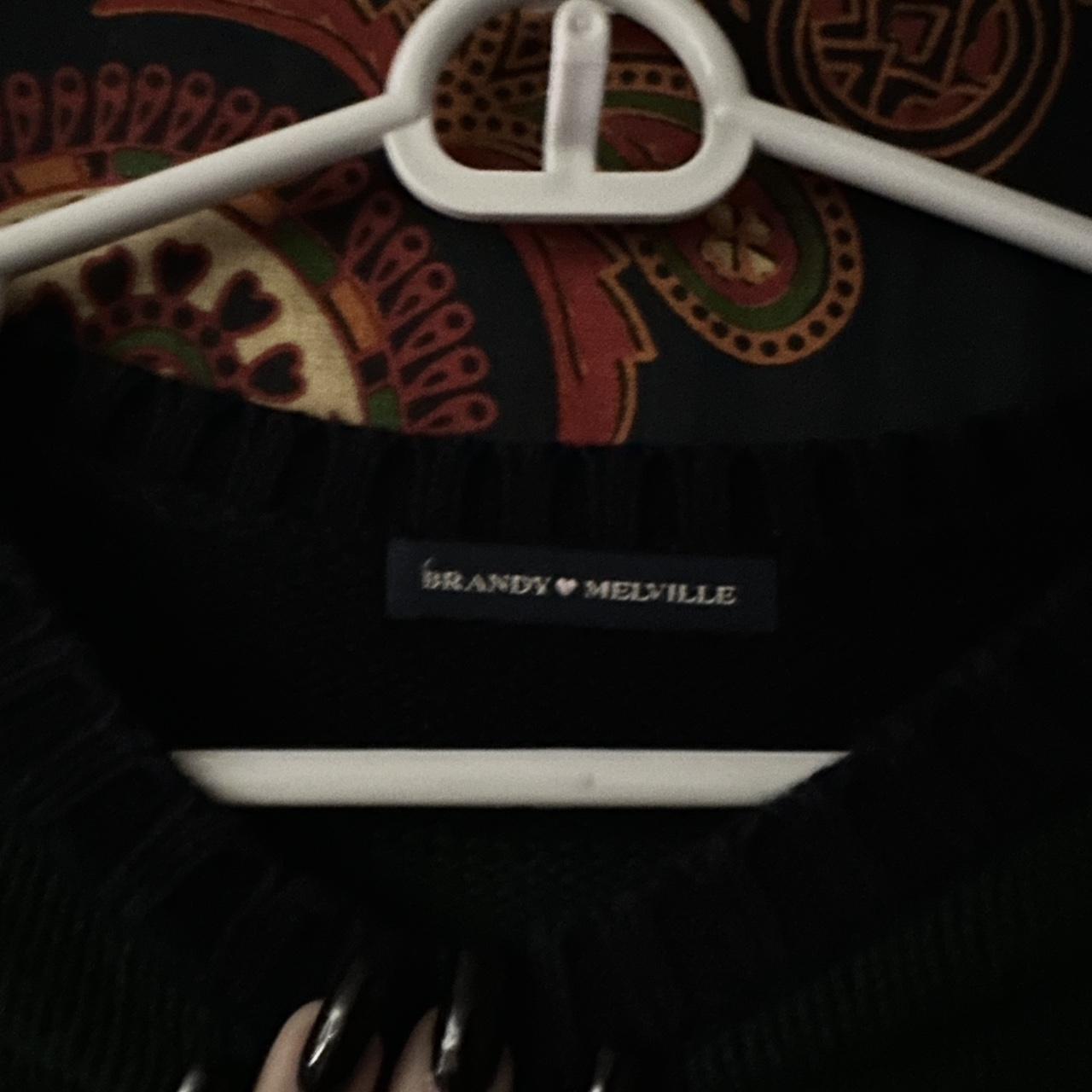 Brandy Melville tate sweater green and blue sweater... Depop