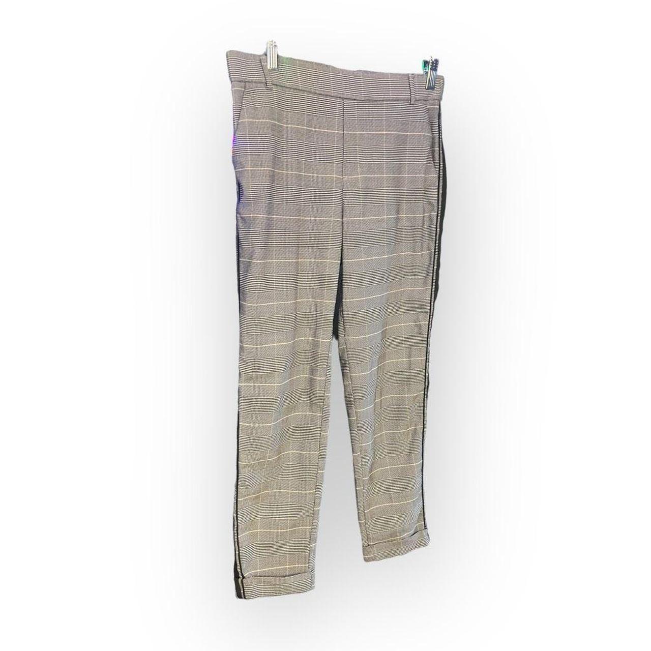 Zara Tartan Side Stripe Trousers Zara Trousers Side Stripe BLOGGER