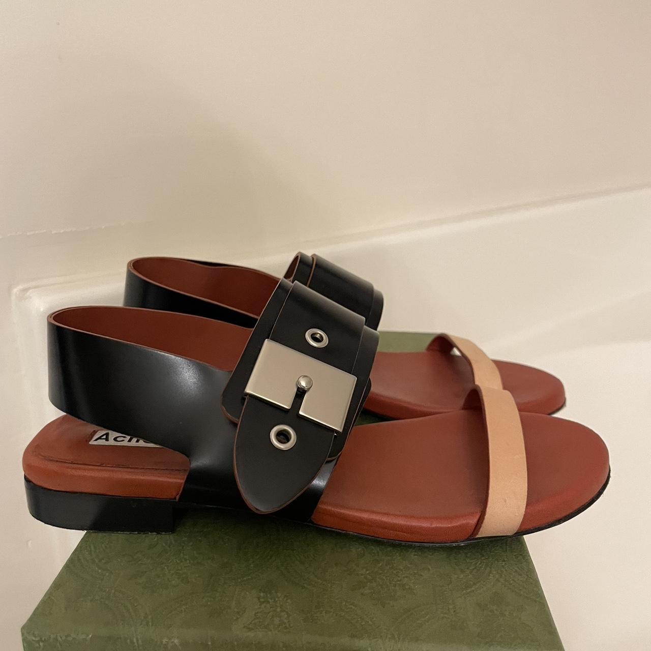 Acne best sale buckle sandals