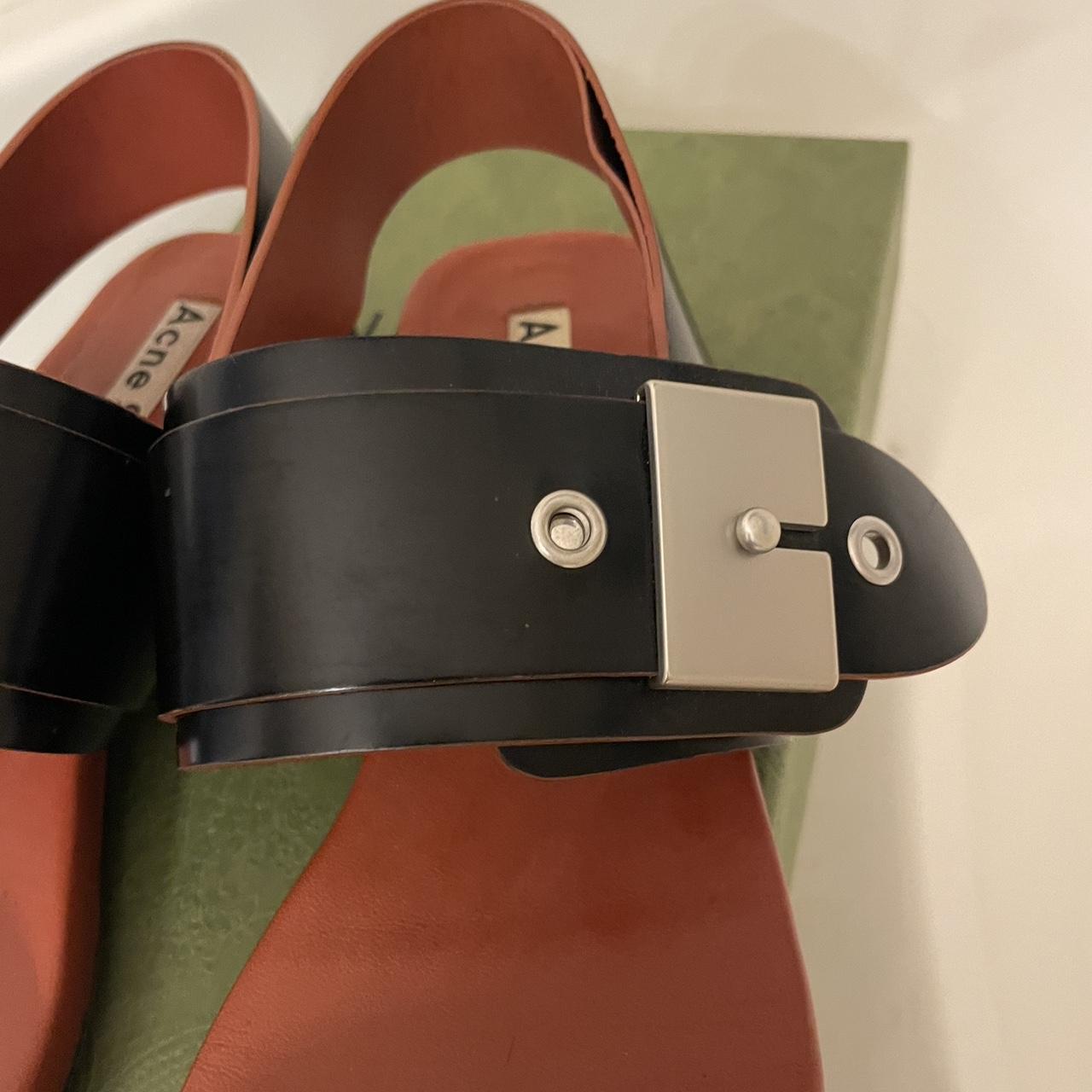 Acne studios hot sale buckle sandals