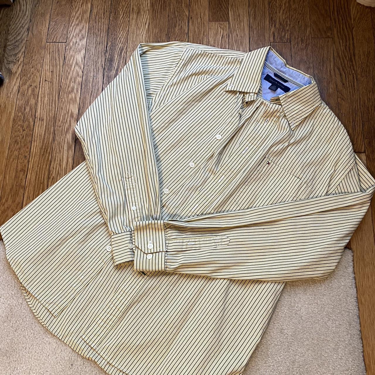 Tommy Hilfiger Men's Yellow Shirt | Depop